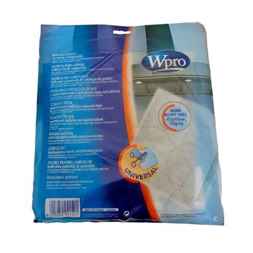 Filtre anti graisse avec indicateur de saturation (à l'unité) Accessoires et entretien 484000008526 WHIRLPOOL - 51083