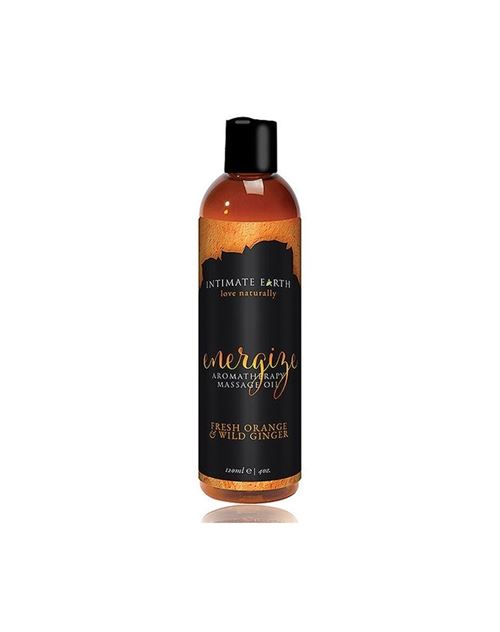Huile de massage énergisante 120 ml intimate earth int010