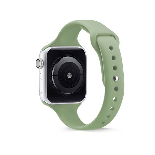 Bracelet sport en silicone pour Apple Watch Series 6/ SE/ 5/ 4 44mm - Vert