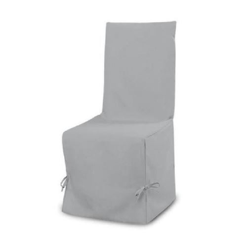 SOLEIL D'OCRE Housse de Chaise PANAMA Gris Clair 37x50cm