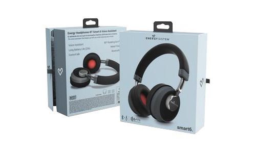 Energy Smart 6 - Koptelefoon met micro - op oor - Bluetooth - draadloos - titanium