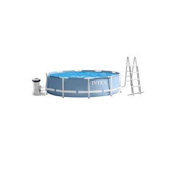 Piscine Hors Sol 732 X 132 Cm Intex 26762 Kit Complet Filtre A Cartouche Echelle Bache Et Tapis De Sol Piscine Achat Prix Fnac