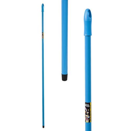 Bâton pour balai à franges Métal Bleu (140 Cm)