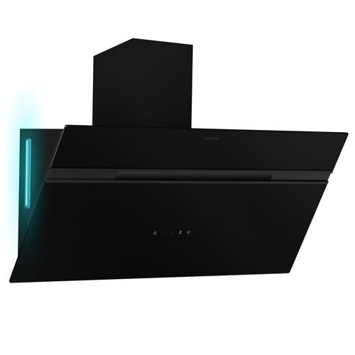Klarstein Alina Hotte aspirante 90 cm 615 m³/h Tactile Eclairage LED évacuation/mode recyclage d'air