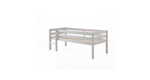 Non Communiqué Blanc Lit Mi-Hauteur Pino
