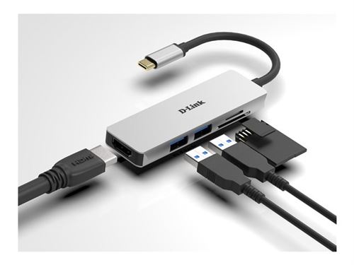 D-Link DUB-M530 - Station d'accueil - USB-C / Thunderbolt 3 - HDMI