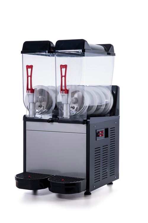 Machine &agrave; Granita - 2 ou 3 Cuves - - - Acier inoxydable 590x530x780mm