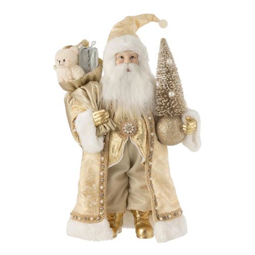 Non Communiqué Statuette Père Noël Déco "Shimmering" 50Cm Or