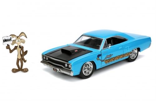 Plymouth Road Runner Bip Coyote Figure Blue 1/24