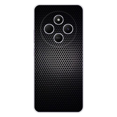 Coque en silicone imprimée compatible Xiaomi Redmi 14C 4G Dark Metal