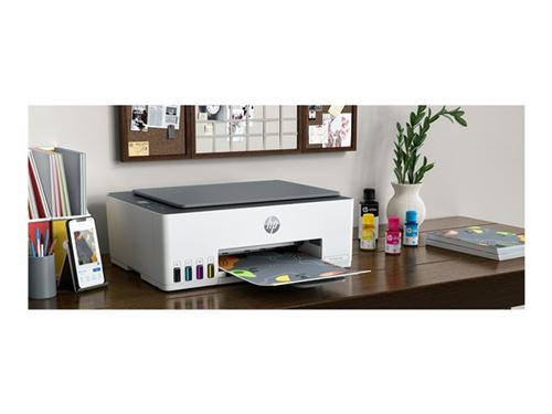 Hp Smart Tank 580 All-In-One - Imprimante Multifonctions - Couleur - Jet D'Encre - Legal (216 X 356 Mm) (Original) - A4/Legal (Support) - Jusqu'À 10 Ppm (Copie) - Jusqu'À 12 Ppm (Impression) - 100 Feuilles - Usb 2.0, Wi-Fi(N) - Basalte Clair