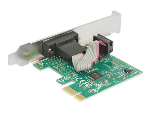 Non Communiqué Delock Pci Express Card To 1 X Serial Rs-232 - Adaptateur Série - Pcie 2.0 Profil Bas - Rs-232 X 1