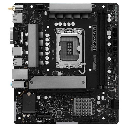 Non Communiqué Carte Mère Asrock H810m-X Wifi (Intel Lga 1851) Micro Atx