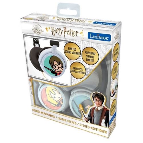 HARRY POTTER - Casque stereo filaire - Pliable pour enfants avec limitation de volume decoute