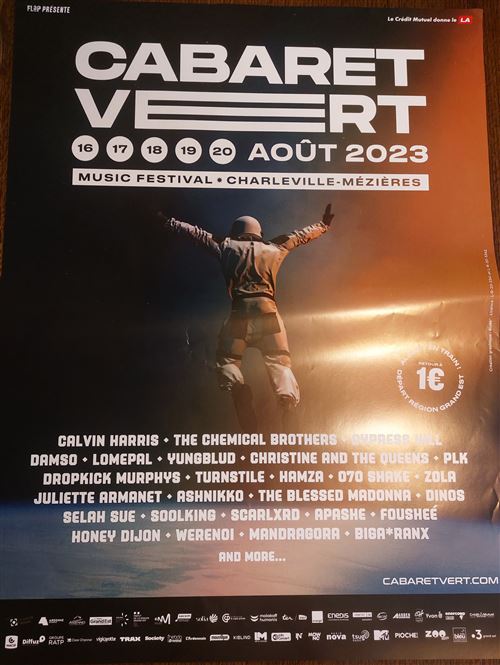Acheter Affiche - PLK - Calvin Harris - Cabaret Vert - Festival - 60x80cm État correct - 11,99 € Affiche - PLK - Calvin Harris - Cabaret Vert - Festival - 60x80cm État correct - N/A reconditionné disponible sur Fnac