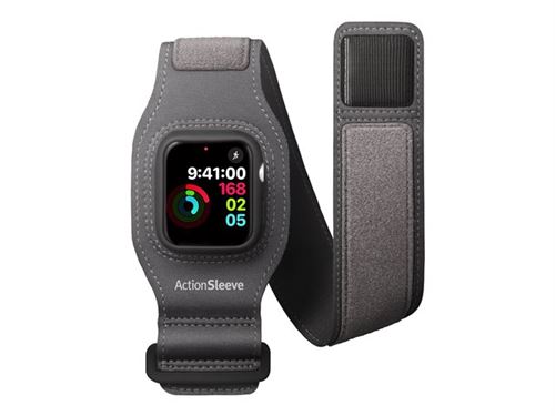 Twelve South ActionSleeve - Brassard pour montre intelligente - 260 - 380 mm - pour Apple Watch Hermès Series 9, Series 10, Series 8, Series 9