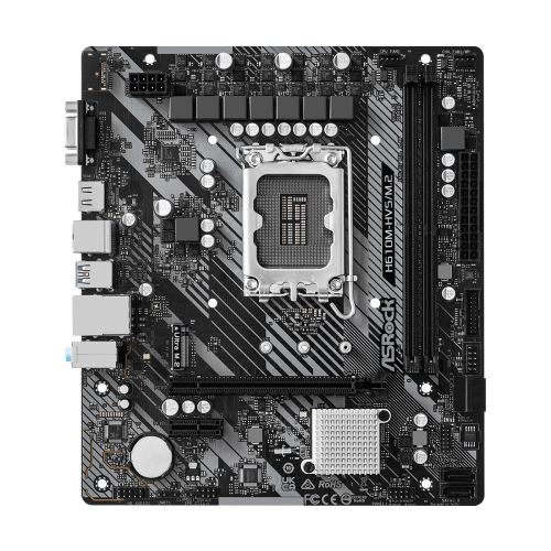 Non Communiqué Noir Carte Mère Asrock H610m-Hvs/M.2 R2.0 Lga 1700 Intel H610 Ddr4 Micro Atx