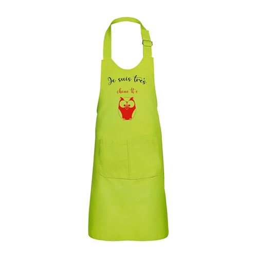 Fabulous Tablier Cuisine Enfant 2 Poches Vert Je Suis Tres Chouette - Haut de gamme