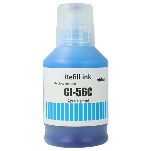 vhbw Encre de recharge remplacement pour Canon 4430C001, GI-56C imprimante