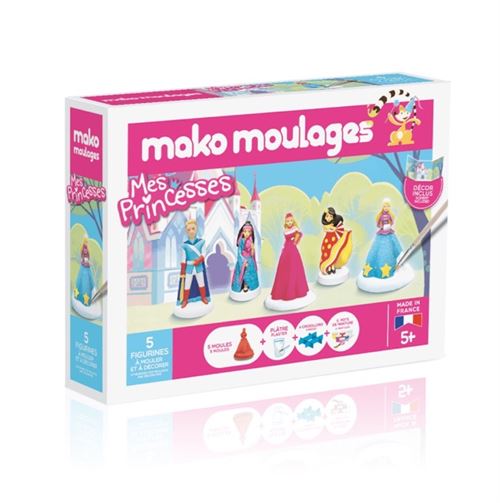 Non Communiqué Multicolore Coffret Moulage En Plâtre Mako Moulages - Mes Princesses - 5 Pcs