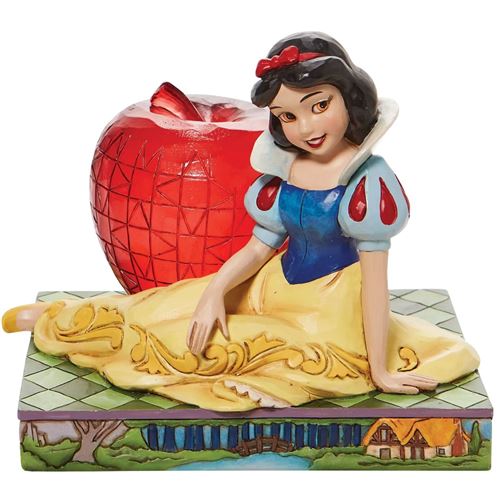 Enesco Figurine collection Blanche Neige et La Pomme - Disney Traditions - Hauteur 12 cm - Largeur 14 cm - Profondeur 13 cm