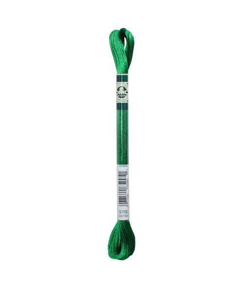  Fil &agrave; broder Moulin&eacute; Satin 8 m&egrave;tres - DMC(...) - Vert (S700) 