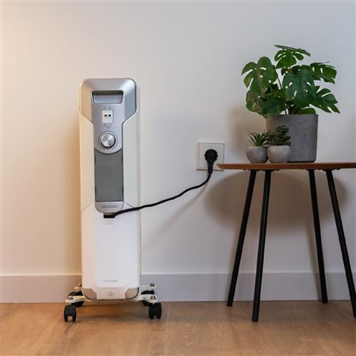 Radiateur Bain D'Huile 1500W 7 Éléments - Chauffage D'Appoint Portable Warm Tech