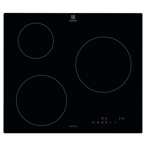 Non Communiqué Noir Plaque De Cuisson Induction 60Cm 3 Feux 6000W Electrolux Lib60320ck