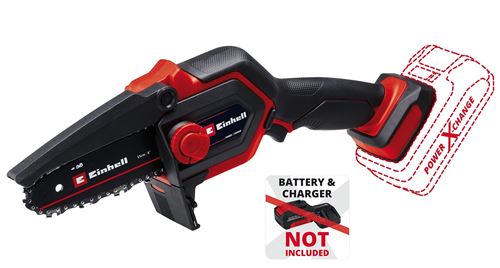 Einhell - Scie à chaîne GE-PS 18/15 Li BL-Solo - Sans fil - Power X-Change 18 V - Image 3