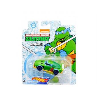 Hot wheels voiture tortues ninja raphael - vehicule miniature tmnt vert et bleu - voiture collection turtles - 1