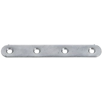 Patte d'assemblage bouts ronds 80mm acier zingué - JARDINIER MASSARD - J503951 - 1