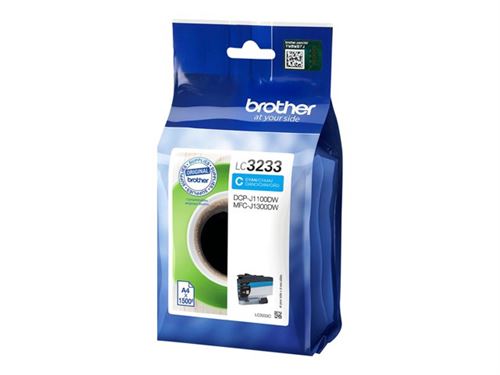 Brother LC3233C - Bleu foncé - original - cartouche d'impression - pour Brother DCP-J1100DW, MFC-J1300DW