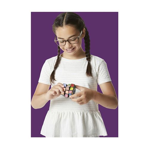 RUBIK'S CUBE IMPOSSIBLE 3X3 - Jeu Casse-Tête Adulte Et Enfant Cube Magique - Puzzle Avec Carrés Qui Changent De Couleur En Fonction De L' Angle - Cube Résolution De Problème - Jouet