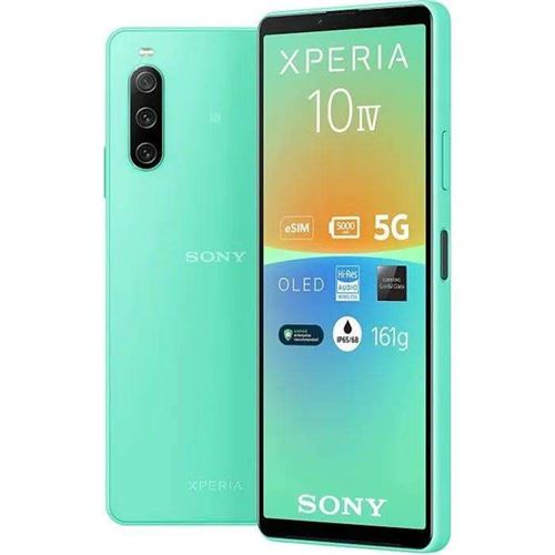 Smartphone Sony xperia 10 iv vert 6 pouces RAM 6 Go stockage 128 Go