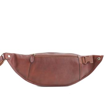 Pochette Banane En Cuir Katana - Noir - Occasion Très Bon état