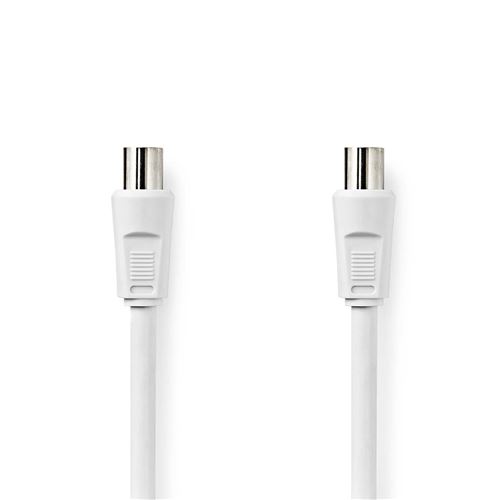 Nedis - Câble coaxial 90 dB - CEI Mâle vers CEI Mâle - 10 m - Blanc - Image 2