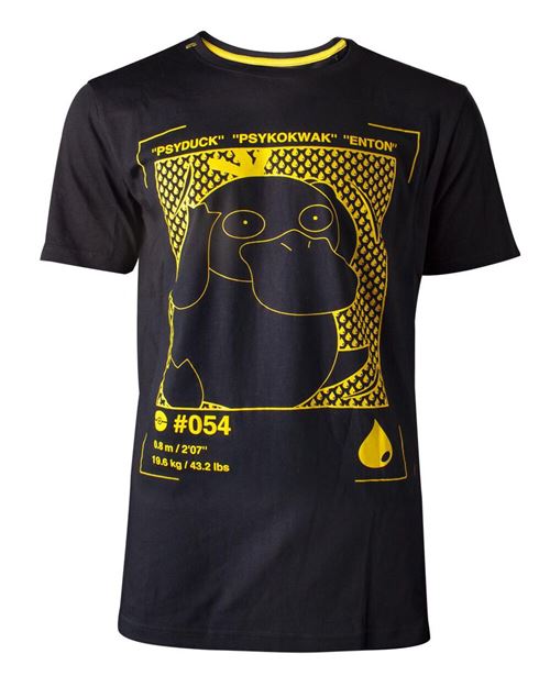 T-shirt - Pokémon - Psyduck Profile Men's - Taille M