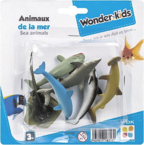 6 animaux de la mer