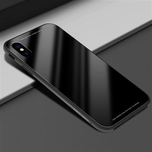 Coque en silicone antichocs hybride noir pour votre Apple iPhone XR
