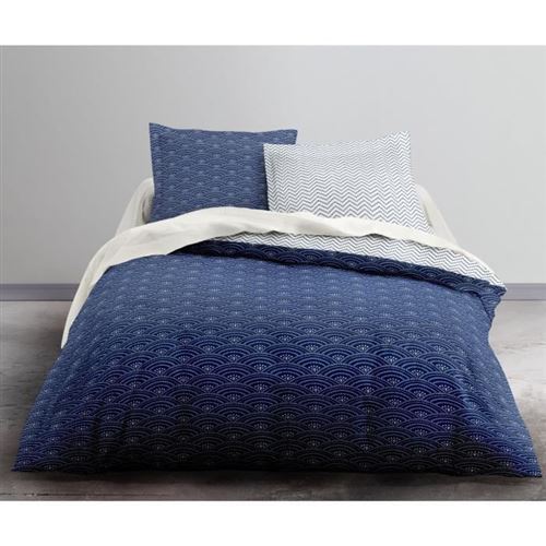 TODAY Parure de couette Microfibre 100% Polyester CRAZY KHALA 220x240 cm - 1 housse de couette et 2 taies d'oreiller
