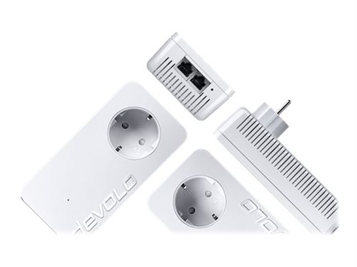 devolo dLAN 1200+ WiFi ac - Adaptateur CPL 1GbE, HomePlug AV (HPAV) Bi-bande - Branchement mural