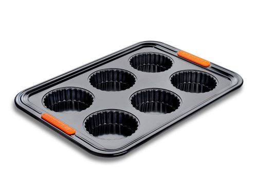 Le Creuset Moule 6 Tartelettes Noir Patiliss