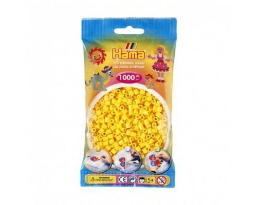Sachet de 1000 perles midi jaune - hama
