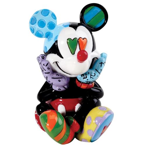 Disney By Britto 4026292 Mini Figurine Mickey Résine 6 cm