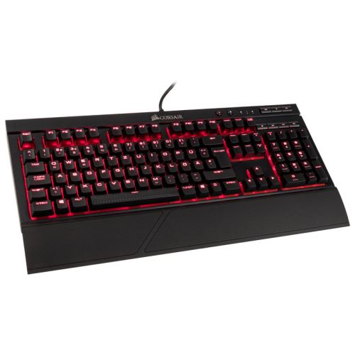corsair corsair k68 gaming tastatur, mx-red, rote led - schwarz noir