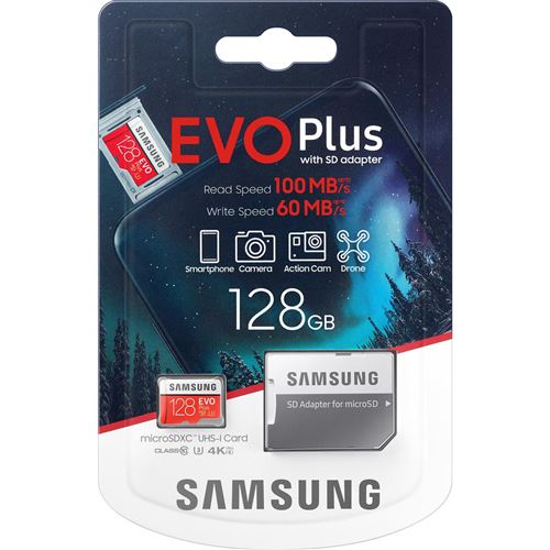 Carte mémoire micro SD 16 Go Evo avec adaptateur USB Samsung - Coquediscount