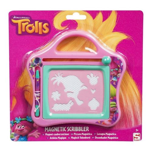 Ardoise Magique Trolls Magnetique Avec Stylo 16 X 16 Cm Jouet Papeterie