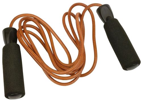 Urban Fitness corde à sauter de 2,7 mètres en cuir brun/noir