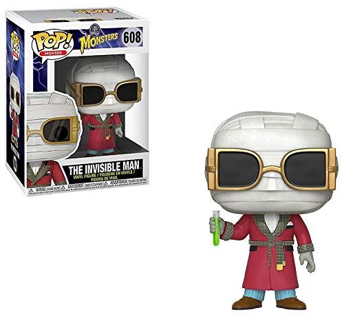 Funko Universal Monsters 608 The Invisible Man Figure + Pop Protector