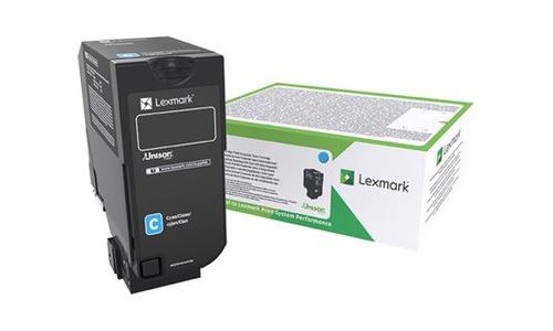 Lexmark - à rendement élevé - cyan - originale - cartouche de toner - LCCP, LRP, Entreprise Lexmark
